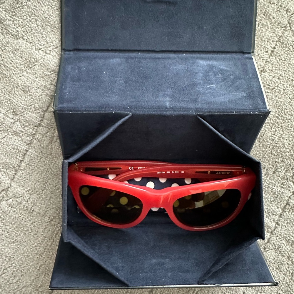 J.Crew Pink Sunglasses with Case